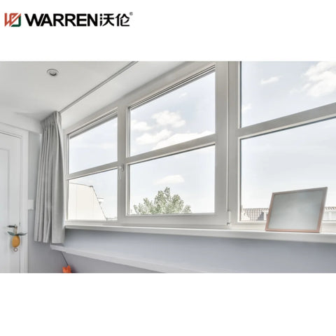 WDMA Dual Pane Glass Panels Window Aluminum Glass Window Frame Window That Opens Soundproof