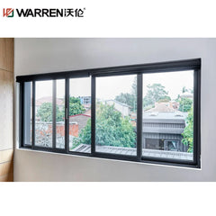 Warren 60x36 Sliding Aluminium Tempered Glass Gray Double Pane Window Louver