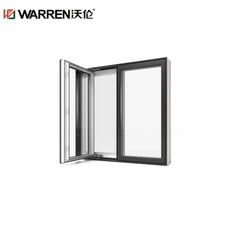 Warren 52x37 Casement Aluminium Insulated Glass Blue Impact Window Near Me