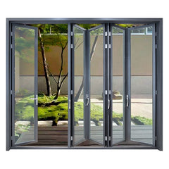 80 series folding door for balcony folding door aluminum glass patio door for sale