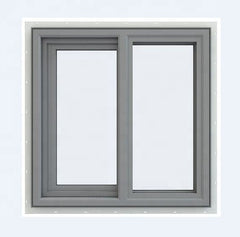 WDMA Modern Design PVC Small Sliding Window Double Glazed Glass Soundproof White Vinyl Window Customized Sizes