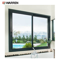 Warren 31x21 Basement Window Aluminum Double Glazed Sliding Windows With Grills