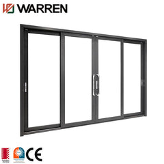 Multi sliding doors glass sliding door system for 3 glass slide windows door