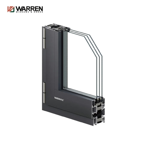 22x36 Push-out Casement Aluminium Tempered Glass White Interior Window With Screen