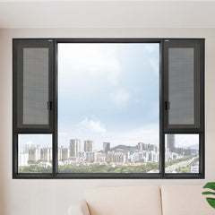 24x60 window aluminium strip airtight seal casement window for home and office use