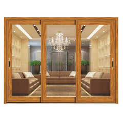 Heat insulation aluminium framed sliding glass door on China WDMA