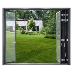 80 series folding door for balcony folding door aluminum glass patio door for sale