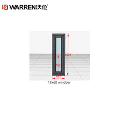 Warren 1x4 Window Small Glass Window Aluminum Simple Window Design Insulated