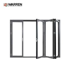 Custom Security Bi-Fold Aluminum Bifold Patio Doors Indoor Aluminum Door