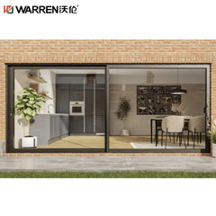 Warren 96x80 Patio Door Sliding Waterproof Bathroom Doors Used Sliding Glass Doors Slide Aluminum