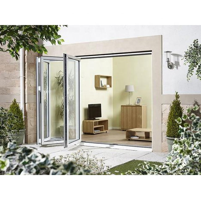 Side Storefront Partition Accordion Partition Exterior Glass Sliding Folding Aluminum Storefront ...
