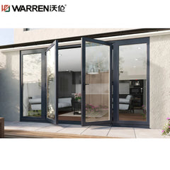 Warren 26x80 French Aluminium Laminated Glass Black Insulated Modern Door Entrance