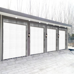 China WDMA automatic aluminum frame glass panel frameless garage door