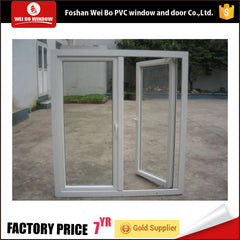 High quality heart-insulation PVC/UPVC casement windows on China WDMA