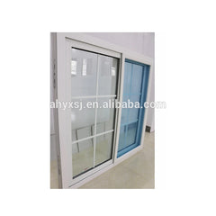 Home replacement double glazed white upvc sliding windows on China WDMA