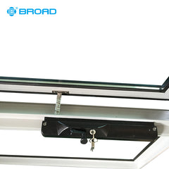 Hot sales aluminium frame side bottom top hung ventilation glass window on China WDMA