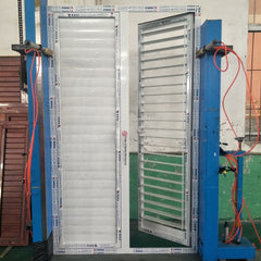 LZ external aluminium louvres swing open door with adjustable louvers on China WDMA