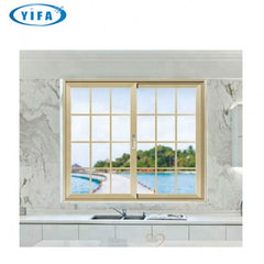 Low Cost Modern Design Aluminum Frame sliding Window on China WDMA