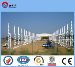 Low Cost and Fast Assembling Gable frame prefabricated industrial steel structure warehouse / workshop on China WDMA