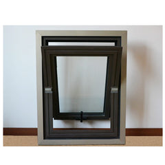 Middle opening window vertical center pivot open windows with aluminum frame