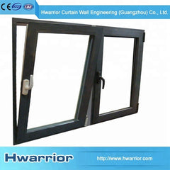 Modern House Tempered Frame Double Glazing Glass Window on China WDMA