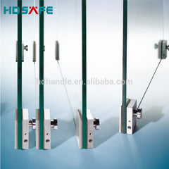 Modern living room frameless glass folding door system glass sliding folding partition on China WDMA