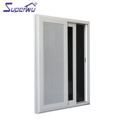 New Design AS2047 Aluminium Frame Sliding Window Double toughened glass window on China WDMA