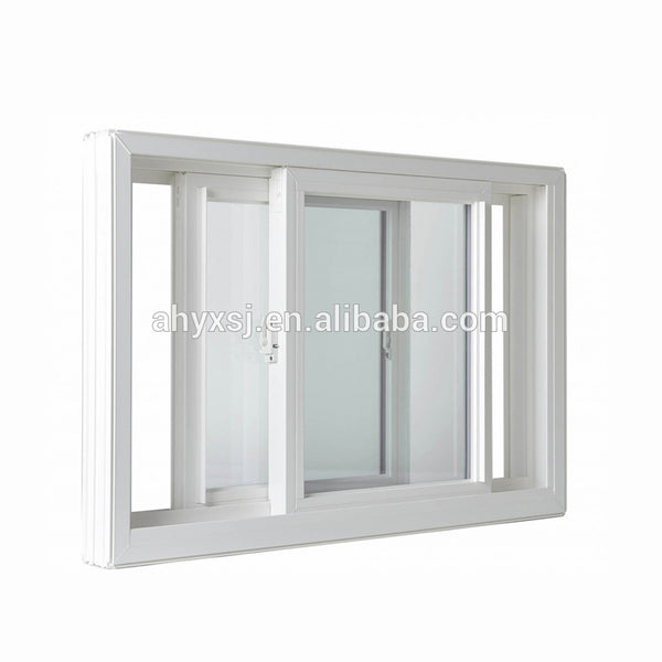 New Design Upvc Profile And Glass Horizontal Window For Mobile Home