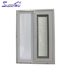 North American standard top quality impact resistant sliding windows with built in blind on China WDMA