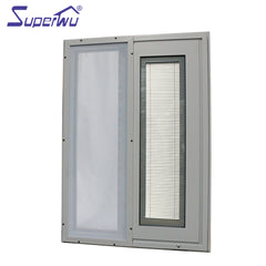 North American standard top quality impact resistant sliding windows with built in blind on China WDMA