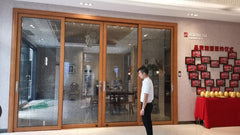 Heavy Duty Aluminum Air Tight Glass Sliding Door Large Lift Sliding Door on China WDMA