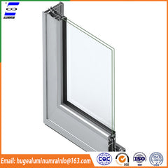 Simple design aluminum sliding window frame price with rubber strip on China WDMA