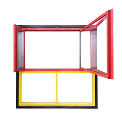 Standard Good Quality Balcony bi fold window on China WDMA