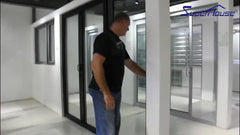 China quality supplier AAMA/AS2047/NZS4211 patio glass folding door on China WDMA