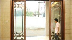 Patio big small frame aluminum door Glass Aluminum Sliding Door on China WDMA