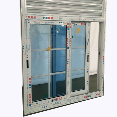 Teeyeo aluminum sliding french type window with ventilator lover on China WDMA