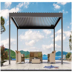 Ready Product Sunshade Outdoor Modern Aluminum Louver Pergola Roof