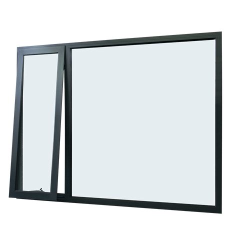 US standard Thermal broken awning window with powder coated with triple glass for energy saving