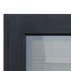 USA Certified Energy-Saving Aluminum awing window casement window with blinds inside grill design double pane aluminum window on China WDMA