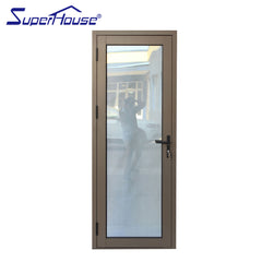 USA Florida Hurricane Impact Doors Windows Airtight Aluminum Interior Casement Glass Doors on China WDMA
