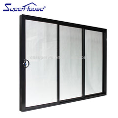 Wind powder 3 track glass aluminum sliding door used in home on China WDMA