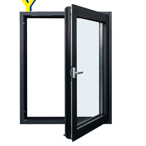 aluminium framed casement window/casement windows with security screen