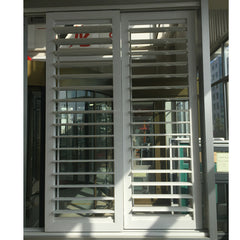 aluminum frames waterproof high security louvre windows adjustable double glazed shutter window size price on China WDMA