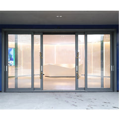 aluminum windows and doors extrusion unbreakable glass sliding patio door on China WDMA
