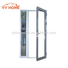 double glass exterior aluminium out swing patio doors commercial french doors on China WDMA