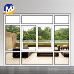 fashion beautiful Home Door Supplier Aluminium alloy Frame Sliding double Glass Window price philippines on China WDMA