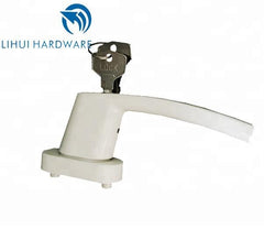 high quality Upvc sliding inward window handle lock with key on China WDMA