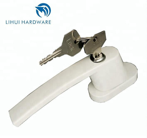 high quality Upvc sliding inward window handle lock with key on China WDMA