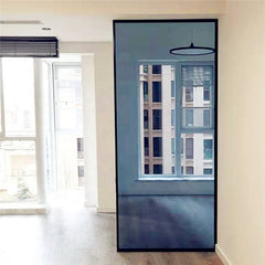 living room tempered double glass home large bifold closet doors french bi fold external aluminium on China WDMA