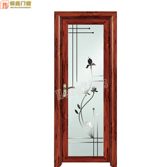 modern aluminium front security doors with aluminum channel door frame on China WDMA